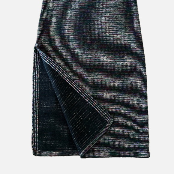 House of Harlow x Revolve Danika One Shoulder Knit Dress Small Black Multicolor - Picture 4 of 8